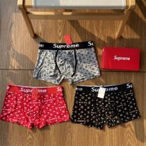 LV x Supremeコラボ louis vuittonシュプリームコピーモノグラムロゴプリント3点セットメンズ下着人気2026最新
