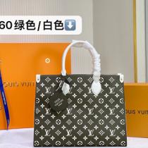LouisVuitton❤️M46060❤️ルイヴィトントートバッグコピー2026トレンドグリーン色/白色人気ランキング上品