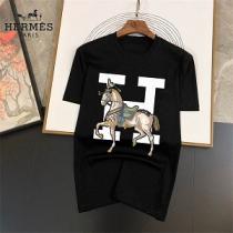 【2026大人気】 HERMESエルメスコピーｔシャツメンズファッションお洒落夏の装い半袖トップス