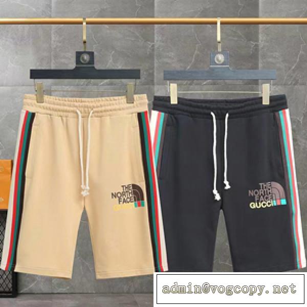 GUCC1×The North Face 2026ssの大注目トレンド2色可選 ハーフパンツ偽物ブランド定番! 人気アイテム