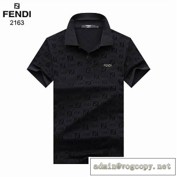 【累積売上総額第１位】FENDIポロシャツ安いスーパーコピーフェンディロゴプリント上質なアイテム