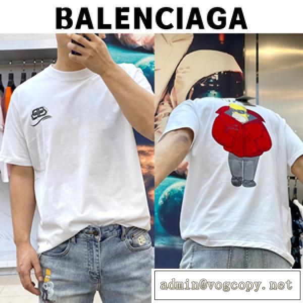 2026ss限定お買い得 BALENCIAGA バレンシアガ偽物 半袖Tシャツ 高品質3色可選 タイムセールの目玉商品
