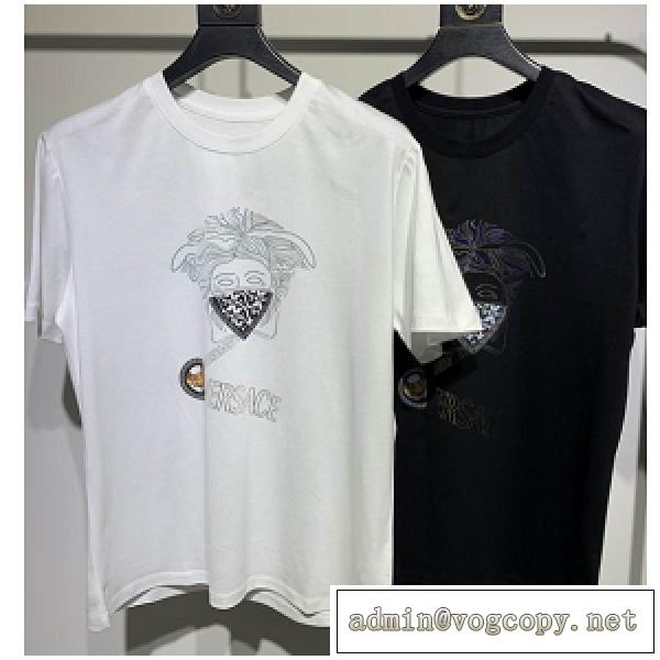 VERSACEメンズｔシャツ人気2026トレンドヴェルサーチスーパーコピー激安通販☆快適柔らかいコットン生地
