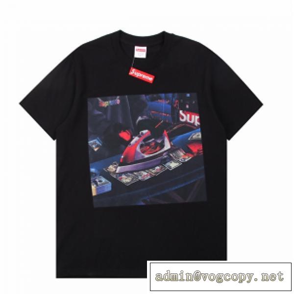 コピーSupreme 22SS Gas Tee シュプリーム人気色最高品質高評価ユニセックスオーバーサイズ半袖服