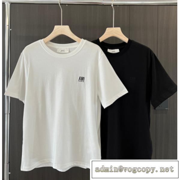 2026春夏限定❤️❤️AMI PARISコピー ｔシャツ アミ パリス激安通販芸能人愛用シンプルなトップス大きいサイズ