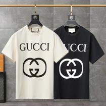 有名ブランド 半袖Tシャツ 偽物 2色可選 2026人気ランキング最高 GUCC...