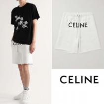 CELINEロゴプリント セリーヌハーフパンツ偽物 足が長く見えるファッション 当店人気のおすすめ春夏最新版