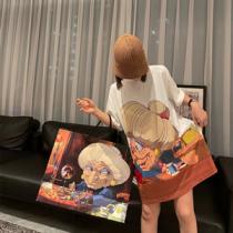 LOEWE ロエベ コットンTシャツコピー 高品質 千と千尋コラボ 銭婆 ブラン...