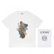 ロエベ アップサイクル LOEWEロゴ 半袖Tシャツコピー 2色可選 シンプルでクリーンなルックス 男女兼用
