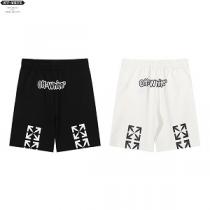 Off-Whiteハーフパンツ人気☆2026トレンド肌触りの良いエレガントな上品オフホワイトスーパーコピー安い販売