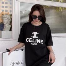 CELINE2026 セリーヌトリオンフコピー 半袖Tシャツ ユニセックスデザイ...