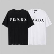 2026流行り高級PRADAスーパーコピーｔシャツプラダロゴプリント簡単デザインカジュアル半袖服
