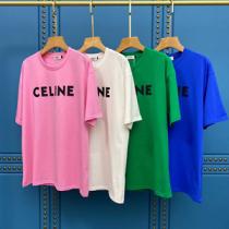 2026年リニューアルバージョン入荷 CELINEコピーセリーヌ半袖Tシャツ 選べる４色 男女兼用 快適な着心地
