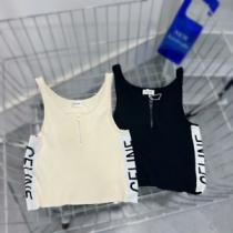 CELINE 注目度を高める 2026ssセリーヌ偽物 タンクトップ レディース スポーツブラ アスレチックニット