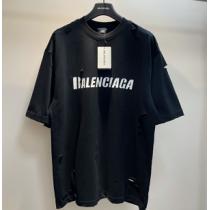 バレンシアガ激安通販BALENCIAGAコピーtシャツ人気2026男女OKスタイリッシュオーバーサイズトップス黒色