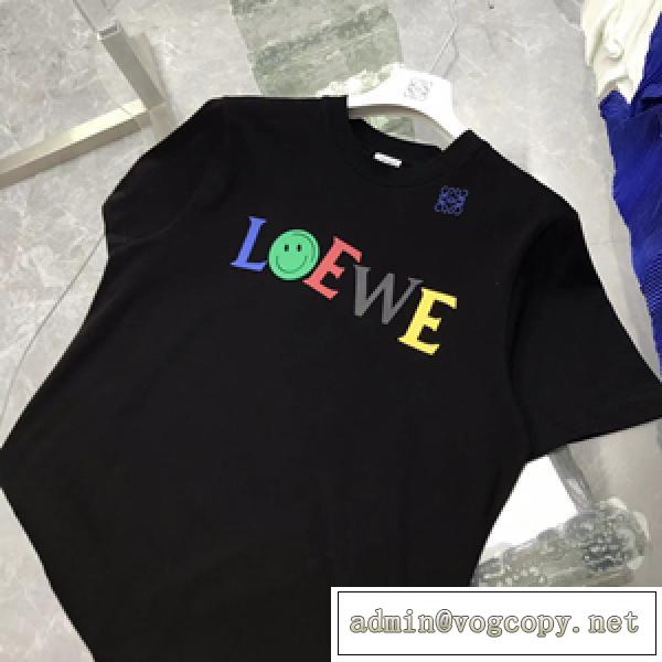 日本未上陸2026ss LOEWE ロエベ偽物 半袖Tシャツ ユニセックスで着用 2色可選 シンプルでカジュアル