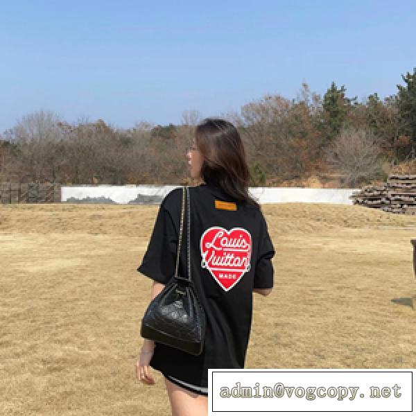 今手に入れたい LOUIS VUITTON ルイヴィトン 激安 半袖Tシャツコピー ユニセックスで着用でき 2色可選