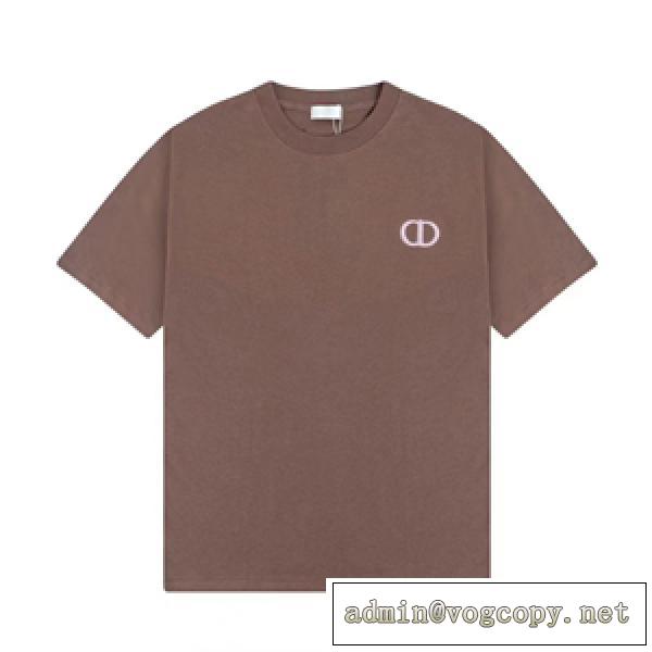 CD ICON ブランドスーパーコピー Tシャツ コットンジャージー 男女兼用 タイムレスでカジュアルな魅力