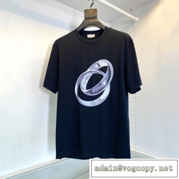 着こなしが素敵2026新品 DR偽物ブランド 半袖Tシャツ 2色可選 幅広いコーデで活躍 カップルペアルック