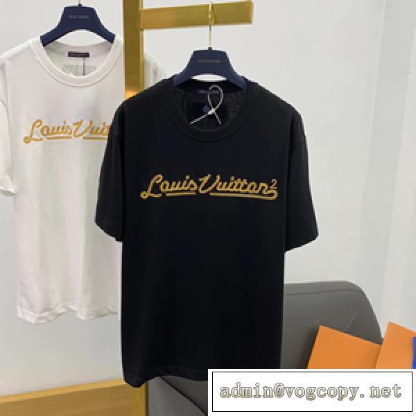最も勢いのあるブランド LOUIS VUITTON コピー ルイヴィトン 半袖Tシャツ 高品質 トレンド感たっぷり
