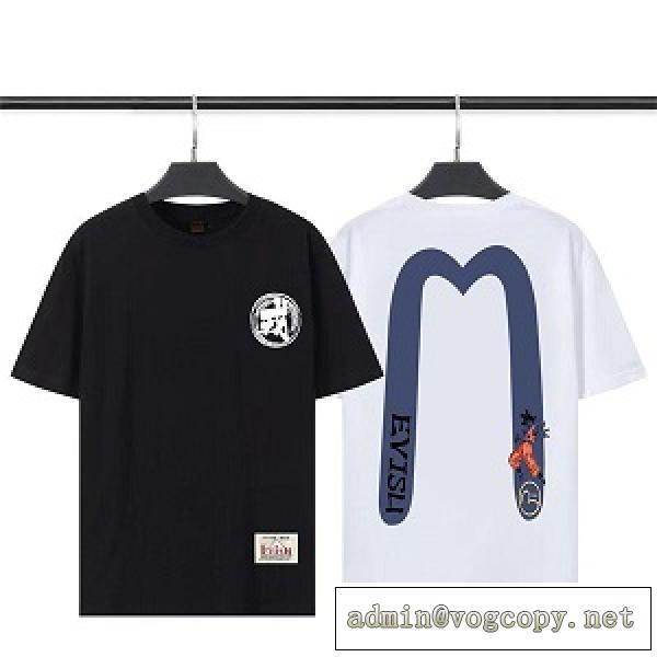 EVISU新品登場☆エヴィスｔシャツスーパーコピー品❤️2026SS高品質ストリートファッション