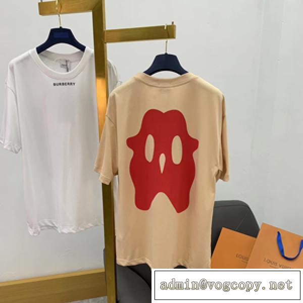 スタイリッシュでおしゃれ 2026春夏新作 BURBERRY バーバリー偽物 半袖Tシャツ 一枚でも着られる魅力的