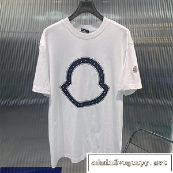 2026トレンド最新モデル MONCLERコピーモンクレールＴシャツ 2色可選 目を惹く スタッズ付きデザイン