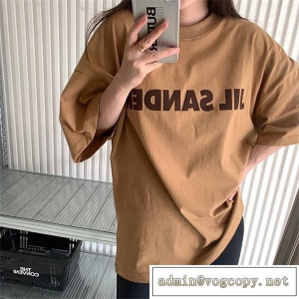 オーバーサイズ半袖服Jil Sander激安ジルサンダーtシャツコピー人気2026トレンド春夏コレクション新作