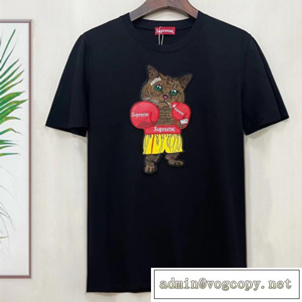 今年人気の定番カラー Supreme 22ss シュプリームコピー 半袖Tシャツ 刺繡 POPさを感じさせるデザイン