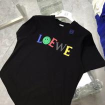 日本未上陸2026ss LOEWE ロエベ偽物 半袖Tシャツ ユニセックスで着用 2色可選 シンプルでカジュアル