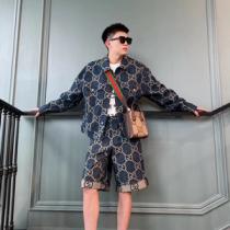 主役級の存在感 人気ブランド ショートパンツ 偽物 デニム GGロゴ ジャガード 選べる3色 ユニセックス