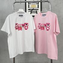 【超可愛い】Moschino新作モスキーノ ｔシャツスーパーコピー服 革新的なピンクスポーツウェアの着心地