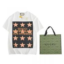 GUCC1 LOVE PARADEプリント クルーネック ブランドスーパーコピーTシャツ カラフルな色遣い 男女兼用