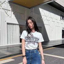 エレガントなDRブランド 偽物 コットンTシャツ ジャージー ニット 22ss新...