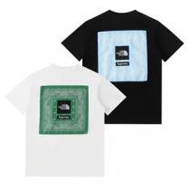 人気コラボレア! Supreme SS22 Week16 x The North Face シュプリームTシャツ スーパーコピー2色可選