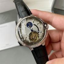 46㎜☆☆CARTIER新作☆激安通販カルティエ 機械式時計コピー2026人気モデル最高品質の上質レザー製