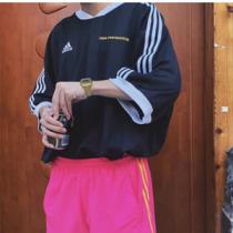 コラボ★ Adidas & BalenciagaＴシャツ バレンシアガ偽物 ビンテージジャージー オーバーサイズフィット