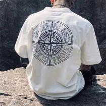 快適さ❤️STONE ISLAND 偽物tシャツ人気ストーンアイランド新作ストリートファッションブラックホワイト