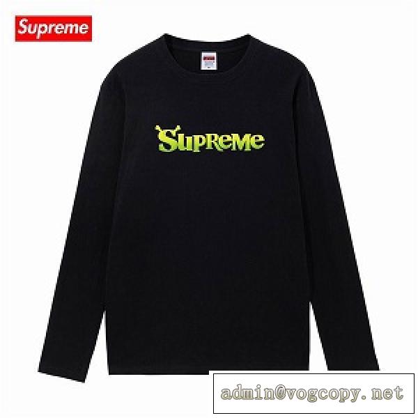 激安セール★シュプリーム服コピーSupreme  ロングｔ2026春夏コレクション新作快適ウェス柔らかいトップス