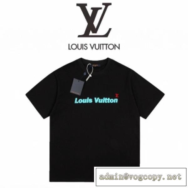 LOUIS VUITTONコピー ルイヴィトンｔシャツ 2色可選 高品質のプリント 一気に夏らしく気分 個性あるセン
