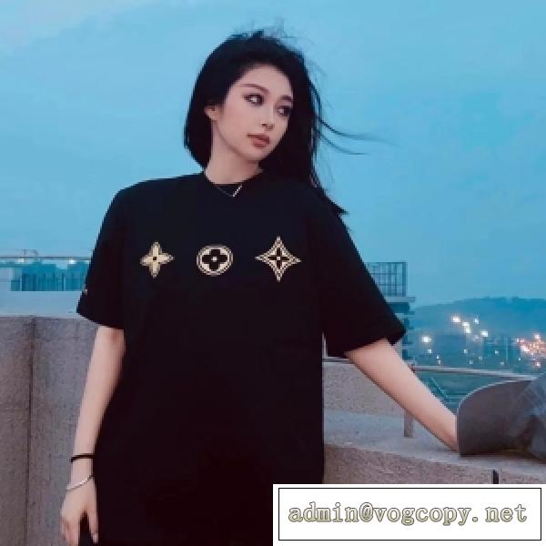 2026夏トレンド半袖おすすめ LOUIS VUITTON 偽物ルイ ヴィトンｔシャツ ストレスフリー 無地のデザイン