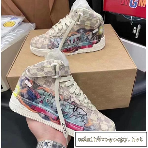 入手困難★LOUIS VUITTON x Nike高級ブランドコラボスニーカー激安新作ルイヴィトン靴コピー品質保証