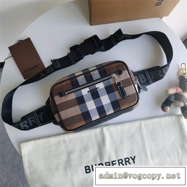 セール！！2026☆バーバリー激安ボディバッグ新作☆BURBERRYバッグスーパーコピーウェストポーチユニセックスチェック柄定番