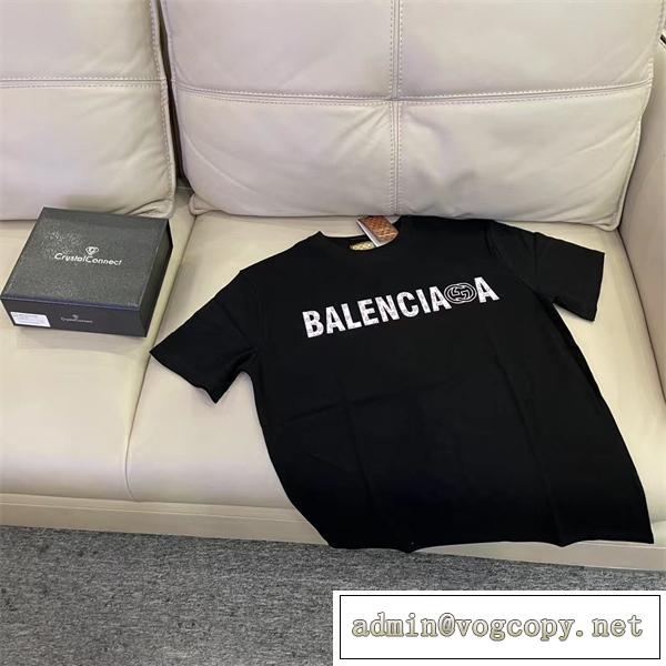 2026限定価格GUCC1 X BALENCLAGA バレンシアガ半袖Ｔシャツ 活かしてオシャレ夏コーデ 注目度を高める