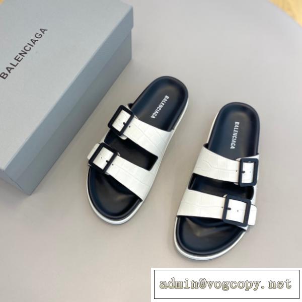 BALENCIAGAサンダルコピー激安2026大人気❤️バレンシアガ靴おしゃれカジュアルリラックス感超優秀アイテム☆ホワイト