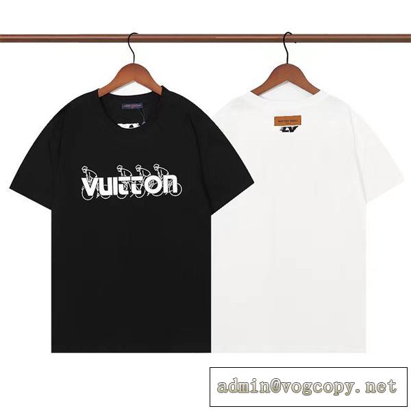 LOUIS VUITTON 夢中になるトレンド ヴィトンコピー 半袖Tシャツ スポーティーな雰囲気 ゆるやかなシルエット