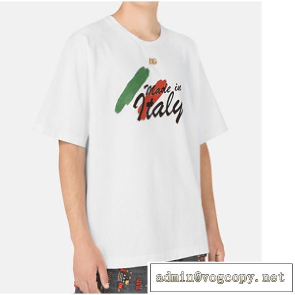 2026流行り❤️Dolce&Gabbanaドルガバtシャツコピースタイリッシュな半袖使いやすいホワイト