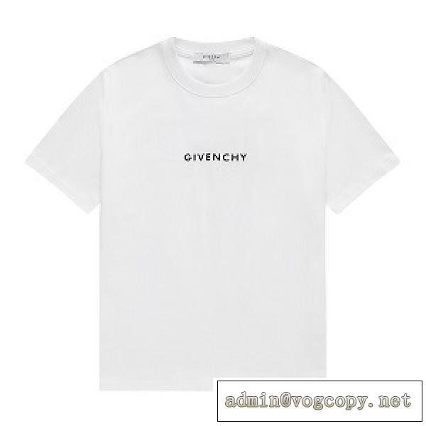 大活躍❤️GIVENCHY ジバンシーtシャツコピー 2026春夏流行り簡単なデザインホワイトトップス