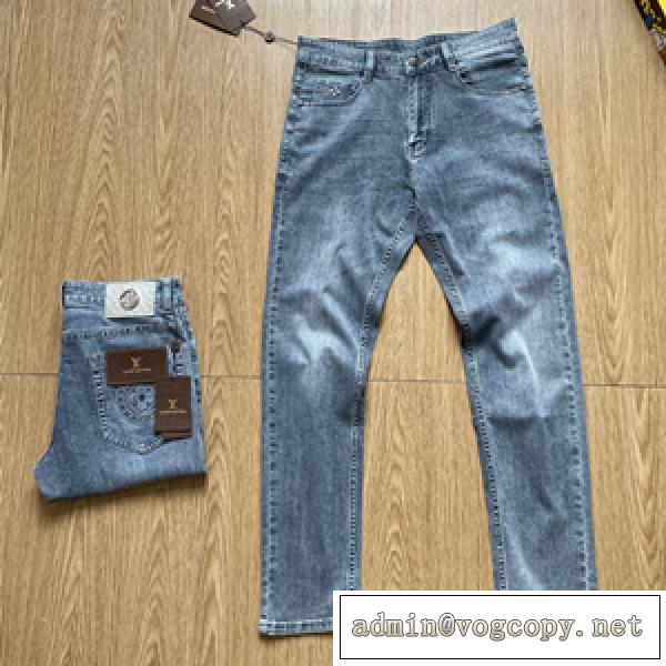高品質着回しLOUIS VUITTON 2026新入荷 ルイヴィトンコピー ジーンズ 上品で男性らしい印象良く仕上げる
