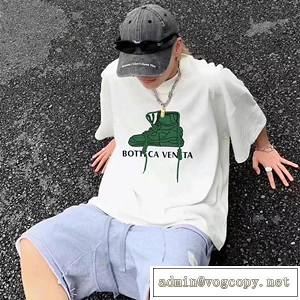 高評価の人気品 BOTTEGA VENETA ボッテガヴェネタコピー 半袖Tシャツ 2026年の夏のマスト 男女兼用2色